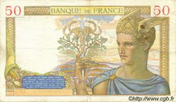 50 Francs CÉRÈS modifié FRANCE  1939 F.18.21 TTB
