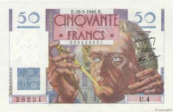 50 Francs LE VERRIER FRANKREICH  1946 F.20.02