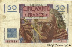 50 Francs LE VERRIER FRANCE  1946 F.20.02 pr.TTB
