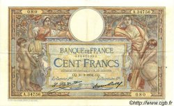 100 Francs LUC OLIVIER MERSON grands cartouches FRANCE  1932 F.24.11 TTB+ à SUP