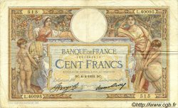 100 Francs LUC OLIVIER MERSON grands cartouches FRANCE  1933 F.24.12 TB