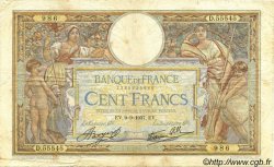 100 Francs LUC OLIVIER MERSON type modifié FRANCE  1937 F.25.01 TB+