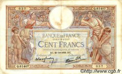 100 Francs LUC OLIVIER MERSON type modifié FRANCE  1938 F.25.32