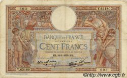 100 Francs LUC OLIVIER MERSON type modifié FRANCE  1939 F.25.39 TB+