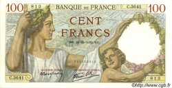 100 Francs SULLY FRANCE  1939 F.26.12 SPL+
