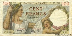 100 Francs SULLY FRANCE  1939 F.26.14 TB