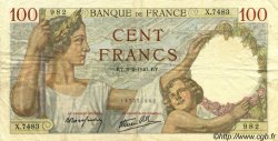 100 Francs SULLY FRANCE  1940 F.26.22 TTB