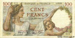 100 Francs SULLY FRANCE  1940 F.26.25 TB+