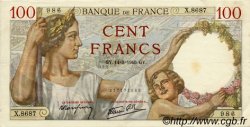 100 Francs SULLY FRANCE  1940 F.26.25 pr.SUP