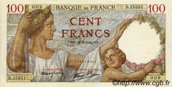 100 Francs SULLY FRANCE  1940 F.26.38 SUP