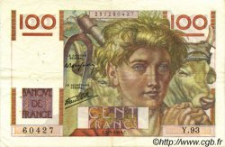 100 Francs JEUNE PAYSAN FRANCE  1946 F.28.08