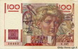 100 Francs JEUNE PAYSAN FRANCE  1947 F.28.14 pr.SUP