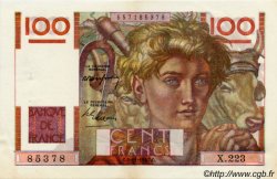100 Francs JEUNE PAYSAN FRANCE  1947 F.28.16 SUP