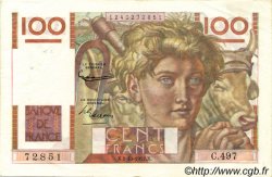 100 Francs JEUNE PAYSAN FRANKREICH  1952 F.28.34