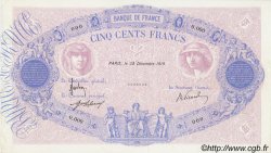 500 Francs BLEU ET ROSE Épreuve FRANCE  1919 F.30.23Ec pr.NEUF