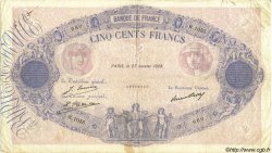 500 Francs BLEU ET ROSE FRANCE  1928 F.30.31 TB
