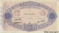 500 Francs BLEU ET ROSE FRANCE  1932 F.30.35 TB+