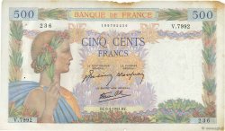 500 Francs LA PAIX FRANCE  1944 F.32.46 TB+