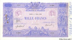 1000 Francs BLEU ET ROSE FRANCE  1916 F.36.30 TTB+