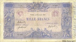 1000 Francs BLEU ET ROSE FRANCE  1920 F.36.35 B