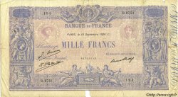 1000 Francs BLEU ET ROSE FRANCE  1926 F.36.43 B+