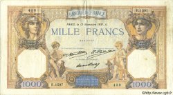 1000 Francs CÉRÈS ET MERCURE FRANCE  1931 F.37.06 TB+
