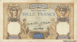 1000 Francs CÉRÈS ET MERCURE FRANCE  1932 F.37.07 pr.TB