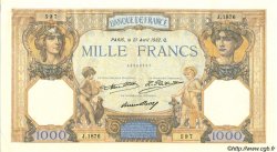 1000 Francs CÉRÈS ET MERCURE FRANCE  1932 F.37.07 SUP à SPL