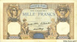 1000 Francs CÉRÈS ET MERCURE FRANCE  1932 F.37.07 TTB