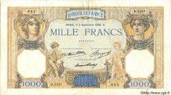 1000 Francs CÉRÈS ET MERCURE FRANKREICH  1936 F.37.09
