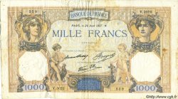 1000 Francs CÉRÈS ET MERCURE type modifié FRANCE  1937 F.38.03 pr.TB