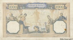 1000 Francs CÉRÈS ET MERCURE type modifié FRANCE  1938 F.38.26 pr.TTB