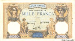 1000 Francs CÉRÈS ET MERCURE type modifié FRANCE  1939 F.38.34 pr.SUP