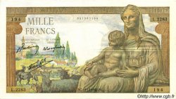 1000 Francs DÉESSE DÉMÉTER FRANCE  1942 F.40.13 TTB+