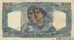 1000 Francs MINERVE ET HERCULE FRANCE  1947 F.41.18 TB+
