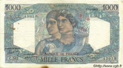 1000 Francs MINERVE ET HERCULE FRANCE  1949 F.41.26 TTB+