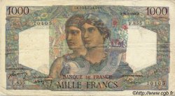 1000 Francs MINERVE ET HERCULE FRANCE  1950 F.41.32