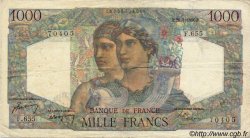 1000 Francs MINERVE ET HERCULE FRANCE  1950 F.41.32 TTB