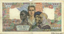 5000 Francs EMPIRE FRANÇAIS FRANCE  1946 F.47.51 B+