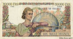 10000 Francs GÉNIE FRANÇAIS FRANCE  1950 F.50.39 TB+