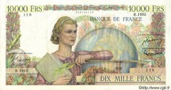 10000 Francs GÉNIE FRANÇAIS FRANCE  1951 F.50.54