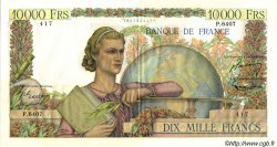 10000 Francs GÉNIE FRANÇAIS FRANCE  1954 F.50.69 pr.SUP