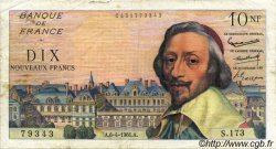 10 Nouveaux Francs RICHELIEU FRANCE  1961 F.57.15 B+