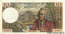 10 Francs VOLTAIRE FRANCE  1973 F.62.65 TB