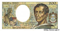 200 Francs MONTESQUIEU FRANCE  1988 F.70.08 SUP+