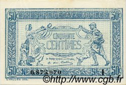 50 Centimes TRÉSORERIE AUX ARMÉES 1917 FRANCE  1917 VF.01.09 pr.NEUF