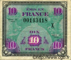 10 Francs DRAPEAU FRANCE  1944 VF.18.02 TB
