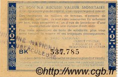 2 Francs BON DE SOLIDARITÉ FRANCE régionalisme et divers  1941 KL.03S4 SUP