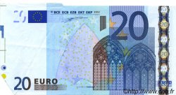 20 Euro Fauté EUROPE  2002 €.120.13 SUP+