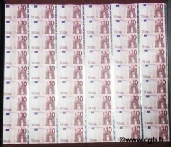 10 Euro Planche EUROPE  2002 €.110.12pl pr.NEUF